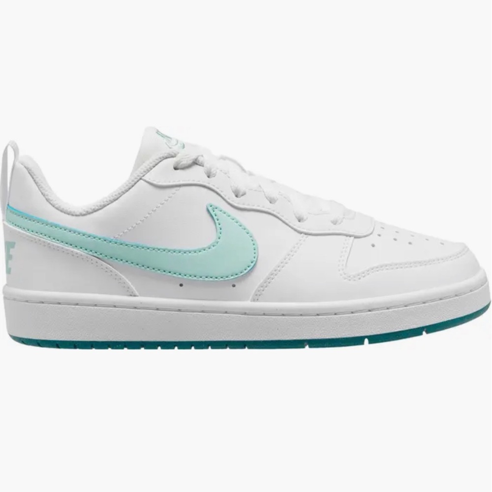 Nike Court Borough Low Recraft (GS) - White/Jade ice-geode teal - 7Y